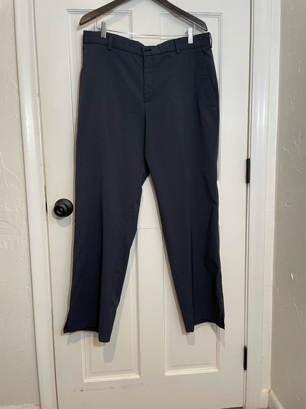 Nike Golf Dri-FIT Gray Check Performance Golf Pants Men’s 35x30